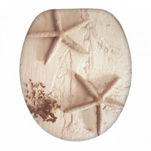 Тоалетна дъска/седалка AQUATIC MDF с морски звезди